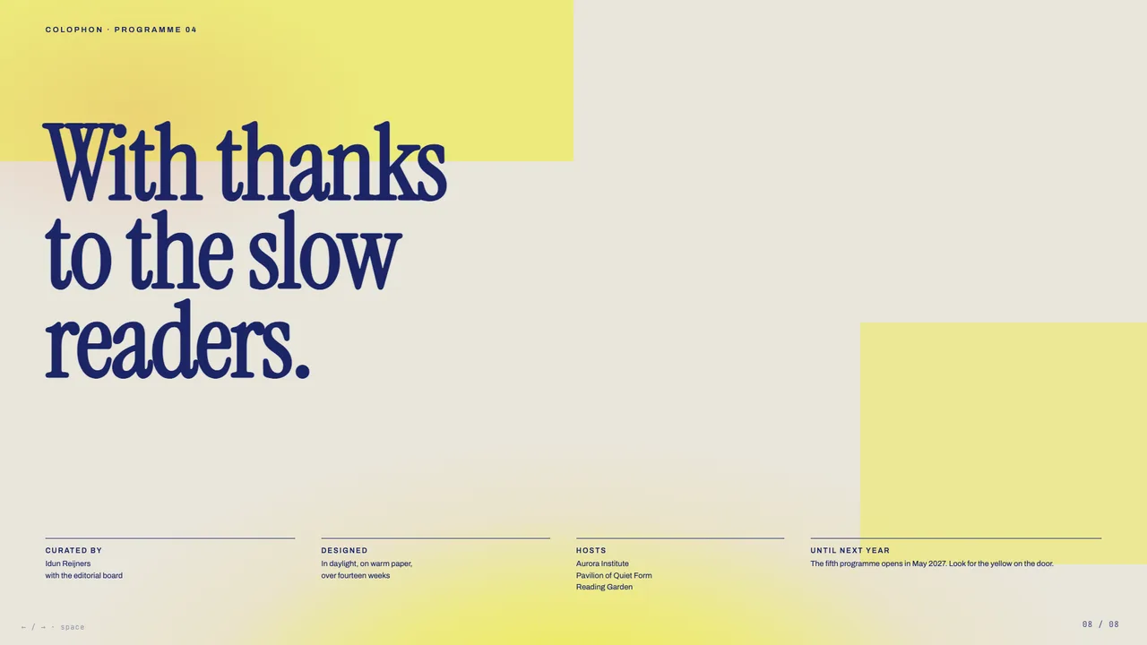 Biennale Yellow slide preview