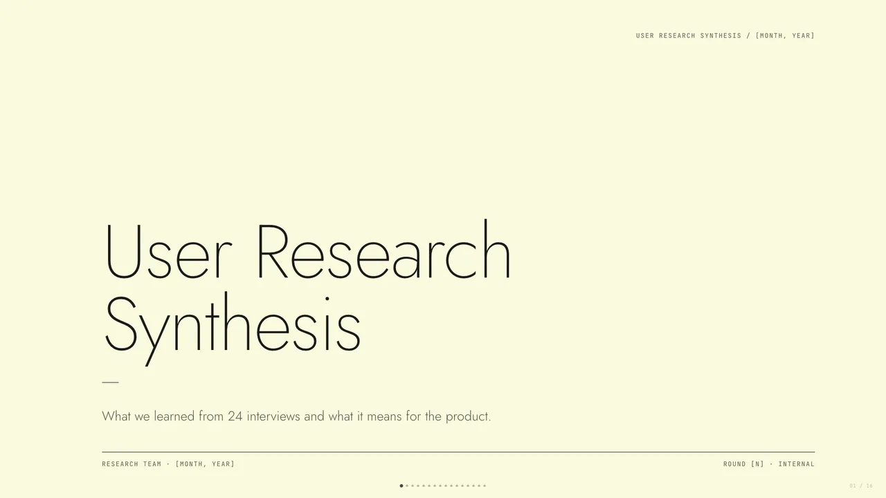 Monochrome slide preview