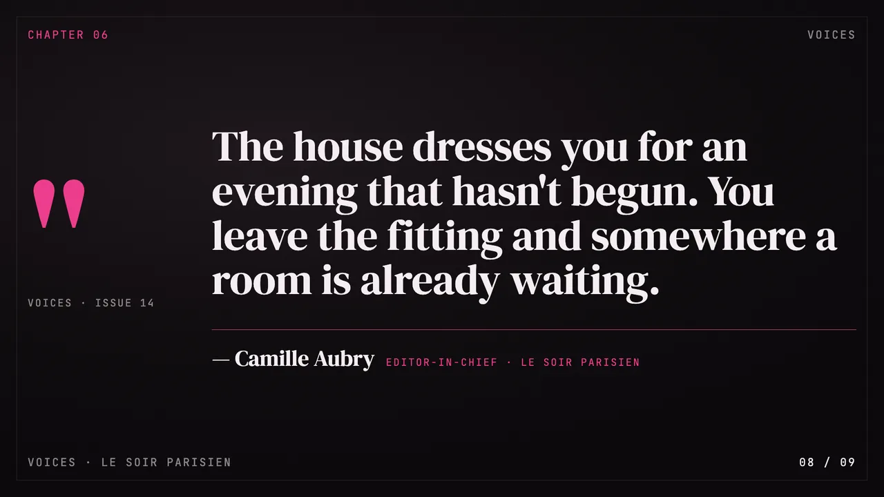 Pink Script — After Hours slide preview